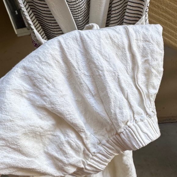 Free People Sienna Smocked Linen Jumpsuit, Large - Picture 11 of 16